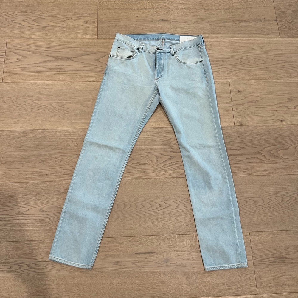 Rag & Bone Men’s Washed Slim Jeans